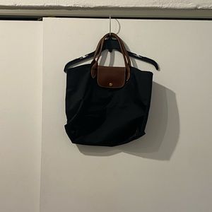 Classic Black Longchamp Tote